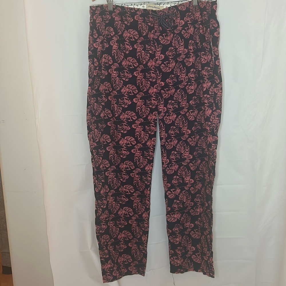 Tommy Bahama pyjama pants men’s size extra large pink leaf print